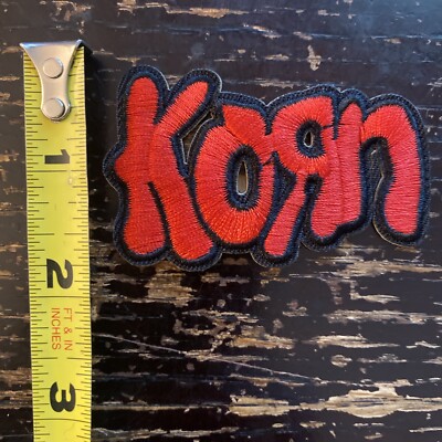 Korn - Embroidered Iron on patch - Punk/Rock/Metal Band