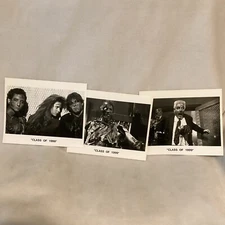 (3)Original 1990 Class Of 1999 Horror Sci-Fi Movie Promo Photo Stills 10x8” RARE