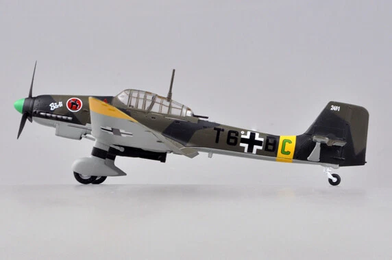 Easy Model 1/72 Germany Ju-87D-1 Stuka 2./StG.2 1942 Fighter Plastic Model#36385 - Image 2 of 4