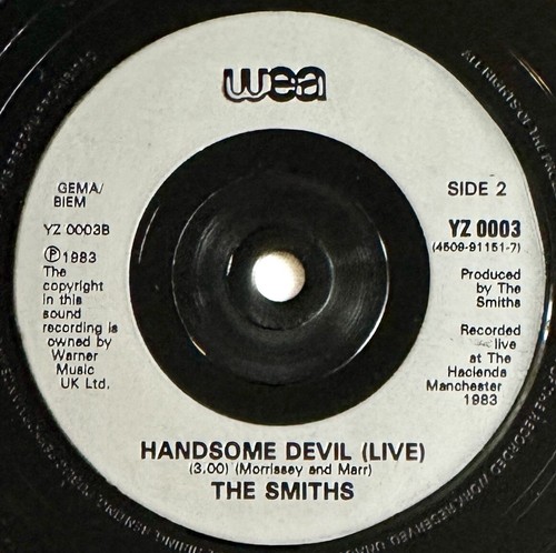 THE SMITHS -There Is A Light...- Rare UK WEA 7" w/Silver Labels +Sleeve (Vinyl) - Bild 4 von 5