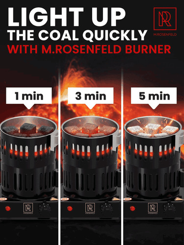Premium Hookah Coal Burner Black Burner for Hookah 800W FIRE Tower - Picture 5 of 8