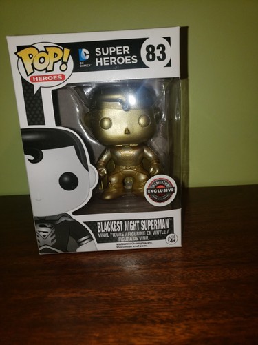 Blackest Night Superman Gold #83 Funko Pop Gamestop Exclusice Super Heroes - Bild 5 von 6