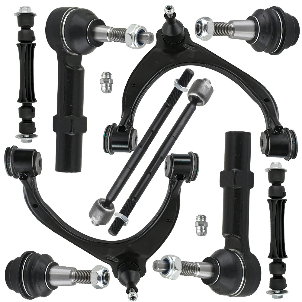 15-19 Chevy Silverado Tahoe Front Control Arms Ball Joint Sway Bar Tie Rod Kit