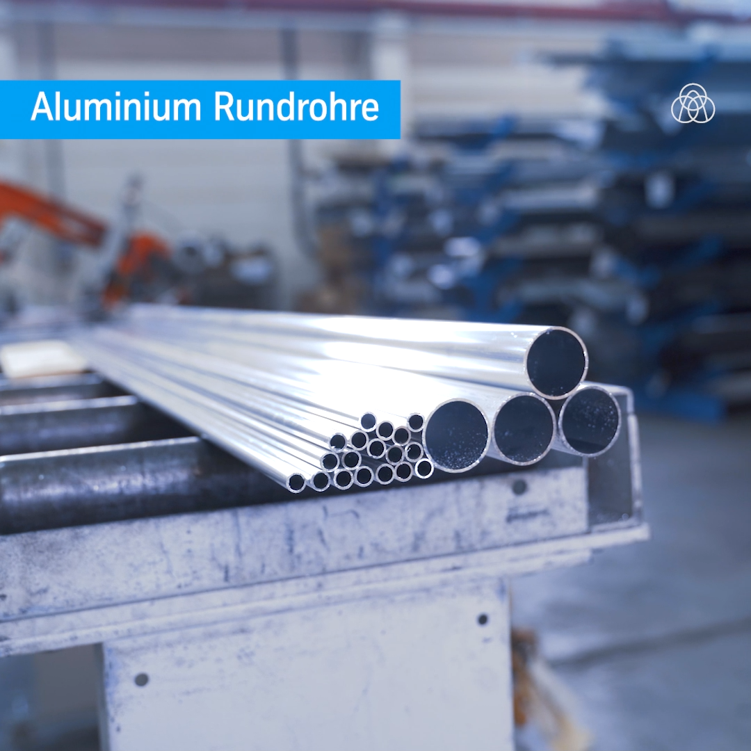 Thyssenkrupp Alurohr 30x3mm - 1500mm EN AW-6060 Rundrohr