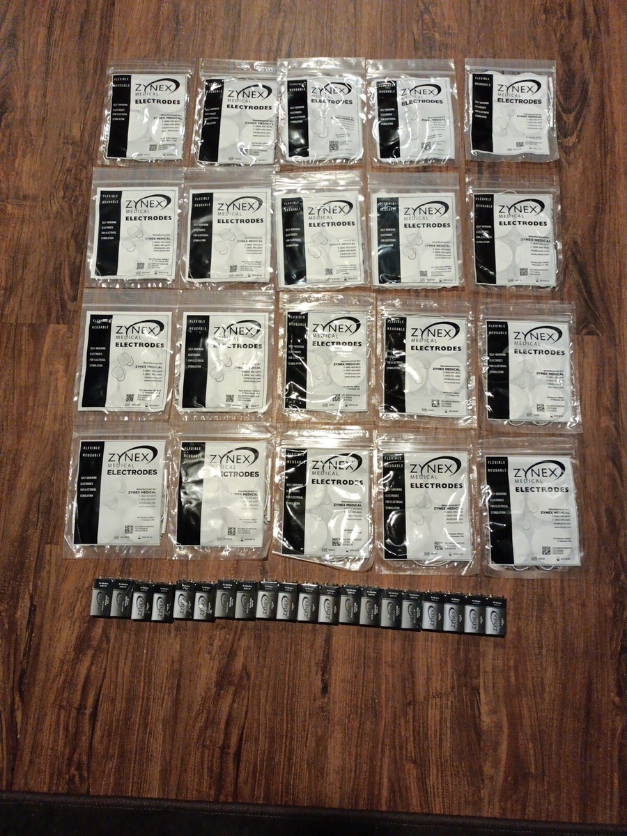 Zynex Medical Nextwave Tens Unit Lot Of 20 Packs Of 4 Zynex Medical Nextwave Tens Unit Lot Of 20 Packs Of 4