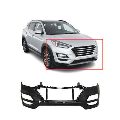 Primed Front Bumper Cover Fascia for 2019-2020 Hyundai Tucson Utility ...