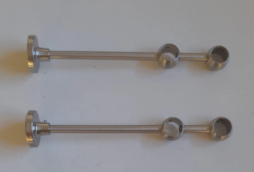 Kit di bastone per tenda doppio Palla in ferro 16/19mm acciaio opaco 160 cm INSPIRE | Leroy Merlin
