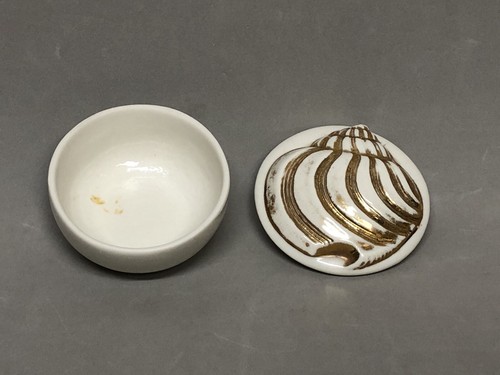 2 Scatole Portagioie Lusso Agostinelli Conchiglia Arte Maiolica Italiana Rare - Foto 9 di 11