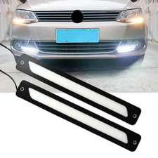 2pcs DRL LED White Car Daytime Running Light Driving Bulbs Daylight Fog Lights