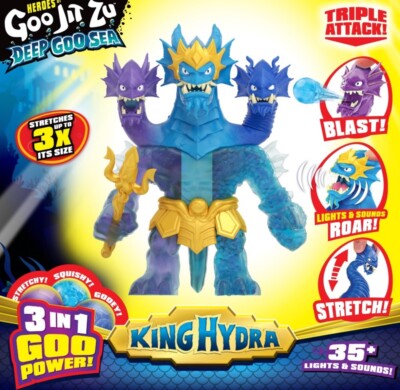 Heroes of Goo Jit Zu Deep Goo Sea Tripple Goo King Hydra | eBay