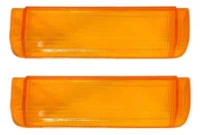 Dodge Truck Turn Signal Lens Pair L&R 1981 82 83 84 85 LIGHT LAMP AMBER Parking