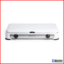 Fornello a Gas da Campeggio Portatile 2 Fuochi Minerva 2 Melchioni Family 2.2kw