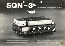 SQN 3 - C MIXER für Nagra SNS / SNN > Broschüre in Englisch ! RAR ! TOP !