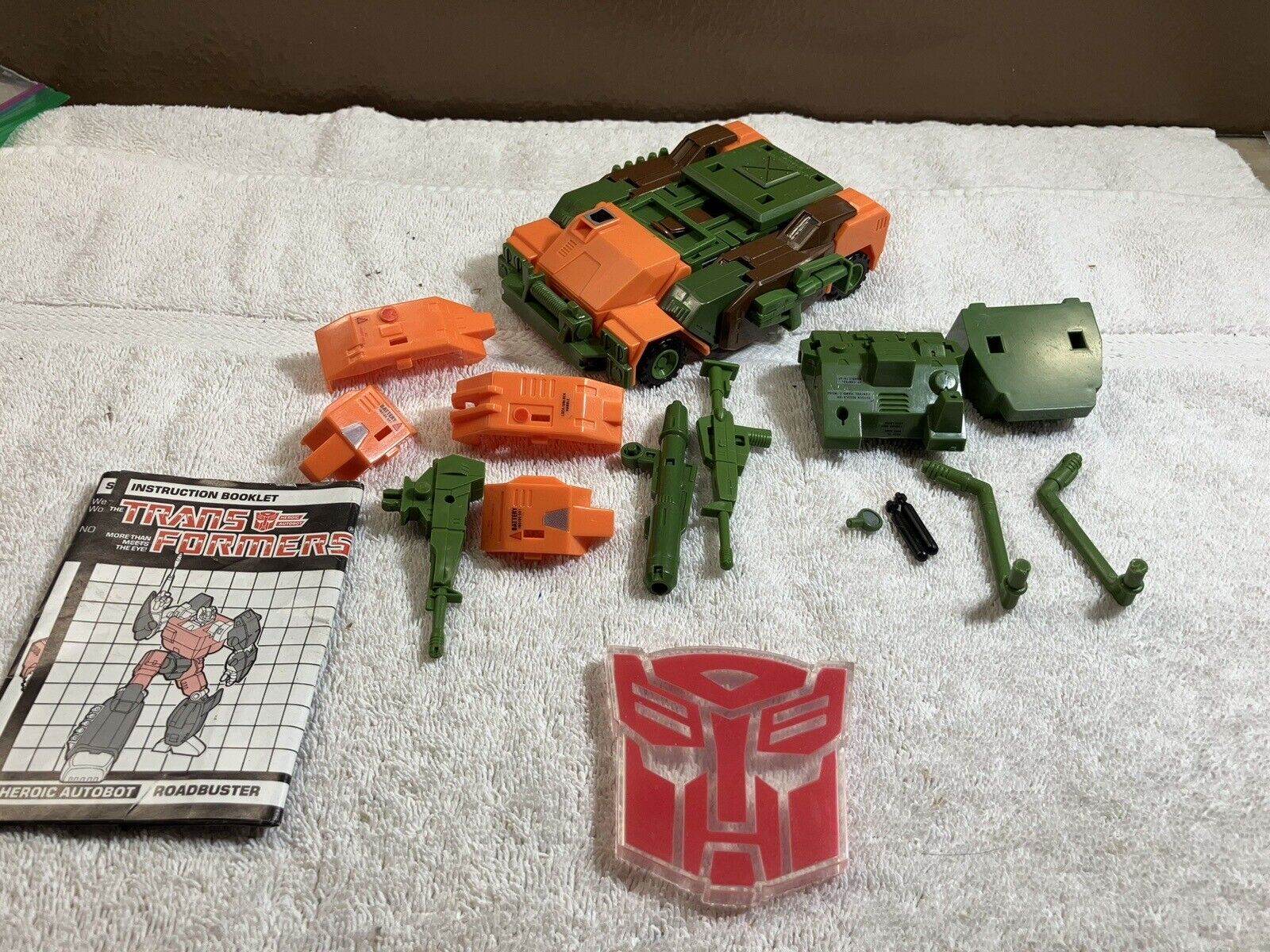 Transformers G1 Roadbuster 95% Complete