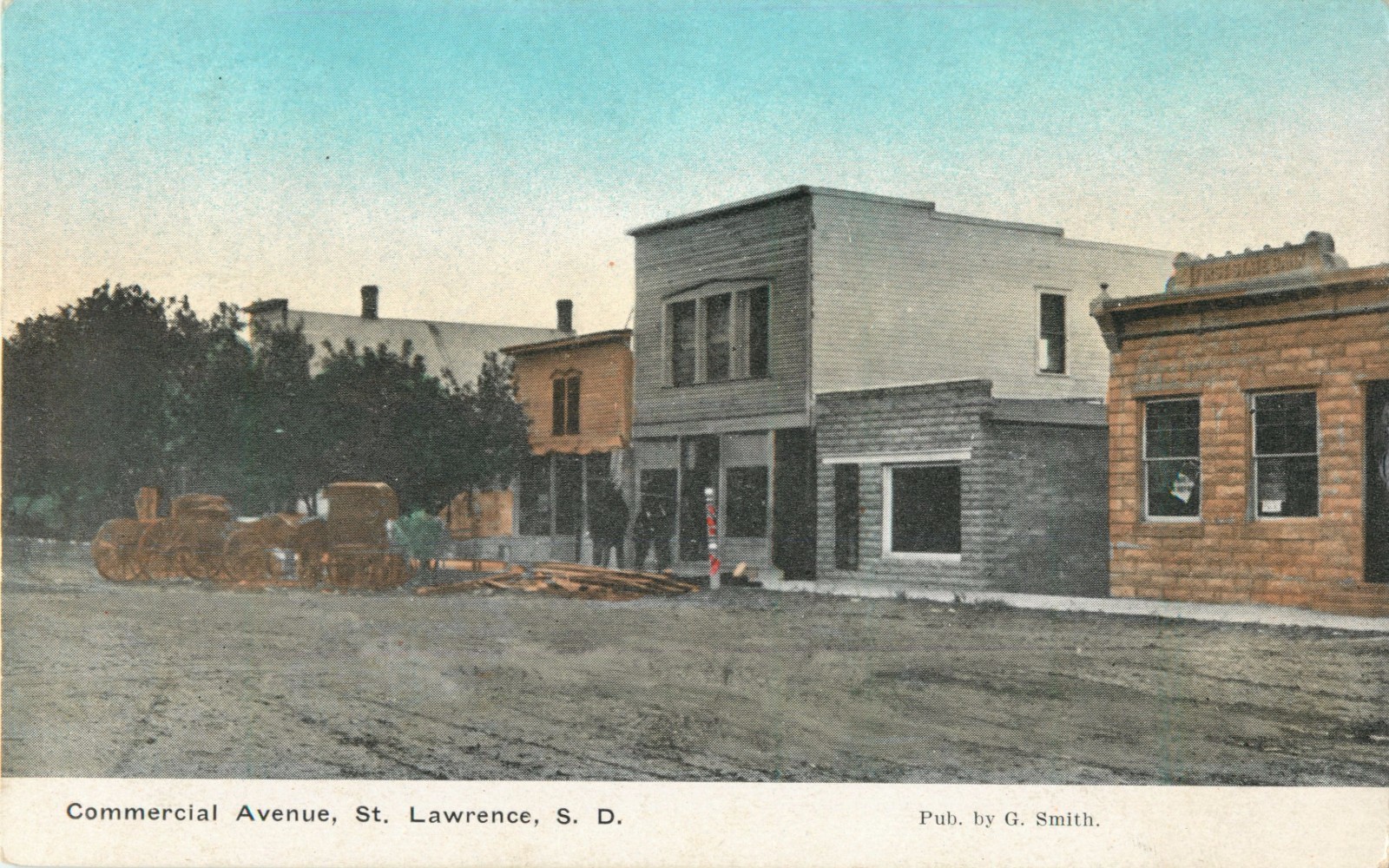 A Quiet Day On Commercial Avenue, St Lawrence, South Dakota SD eBay