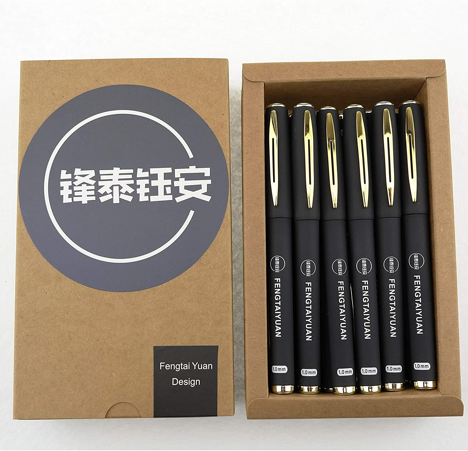 10P18 Gel Rollerball Pens with 1.0mm Bold Black Ink Writing Smoothly in 18-Pack