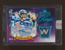 2020 DONRUSS ALL-PRO KINGS PATCH AUTO #17 RUSSELL WILSON GAME-USED #4/5