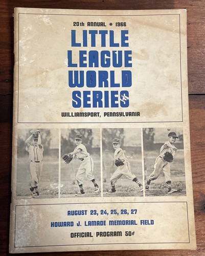 1966 Little League World Series Official Vintage Program *RARE*