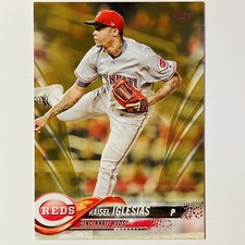 RAISEL IGLESIAS 2018 TOPPS GOLD PARALLEL #1468/2018! CINCINNATI REDS Tc3