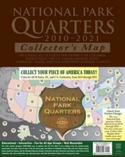 Harris National Park Quarters Traditional Collectors Map For 56 Coins 2010-2021