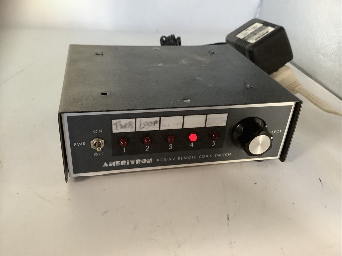 Rcs-4l Rcs4l Ameritron X Remote Coax Switch 4 Positions W