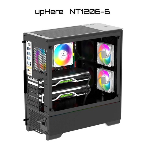 upHere 120mm RGB Case Fan5V ARGB LED Addressable Motherboard SYNCUltra Quiet ... - Picture 4 of 6