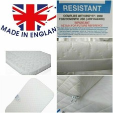 Chicco Next to me Crib Mattress Baby Safe Foam Mattress Made in UK 83 x 50 x 5 