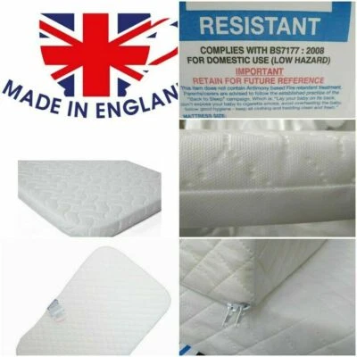 Chicco Next to me Crib Mattress Baby Safe Foam Mattress Made in UK 83 x 50 x 5