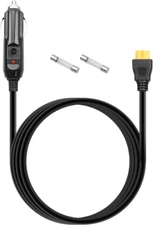 Car Charger Cable 12V/24V Fit for Ecoflow Delta/River Series Bluetti Black 