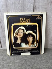 Vintage MGM/UA Rich And Famous LaserDisc CED Movie