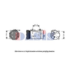 Klimakompressor VW SHARAN (7M8, 7M9, 7M6) 1.8 T 20V