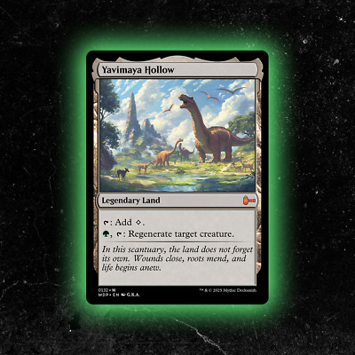 Yavimaya Hollow- Custom Magic: The Gathering Card - High-Quality
