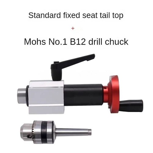 Beading Machine Telescopic Tailstock Small Wood Lathe Rotating Movable Top - Picture 19 of 32