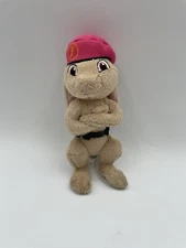 HOP Movie Easter Bunny Rabbit 6” Plush Mini Stuffed Animal E.B. Pink Beret Belt