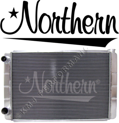 2-Row Aluminum Radiator Ford Mopar Dodge 19 x 28 Double Pass Northern 209625