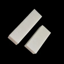 1 Set Violin White Bone Saddle + Nut material Violin Making Repair Restore