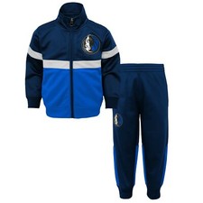 Outerstuff Kids NBA Dallas Mavericks Shot Caller Track Suit Set