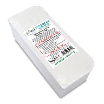 Triple Butter Soap Base (Mango, Shea, and Cocoa Butter) - Moisturizing Melt a...