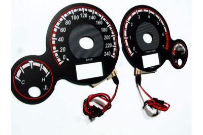 VW Sharan, Ford Galaxy, Seat Alhambra from 2000yr. design 1 glow gauge plasma di