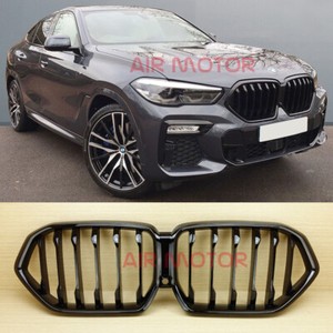 2020 Gloss Black Front Kidney Grill For BMW X-Series X6 G06 M-Performance Look | eBay