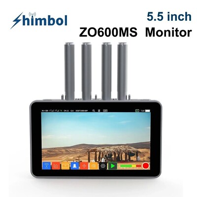 Shimbol ZO600MS 1000Fuß 5,5 Zoll Touchscreen 3D LUT HDMI 3G-SDI Wireless Monitor