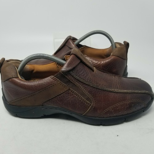 Nunn Bush Streetcars Brown Leather Slip 