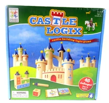 Castle Logix 48 Logic 3D Wood Puzzle Building Challenges Smart Games 5+ STEM NEW