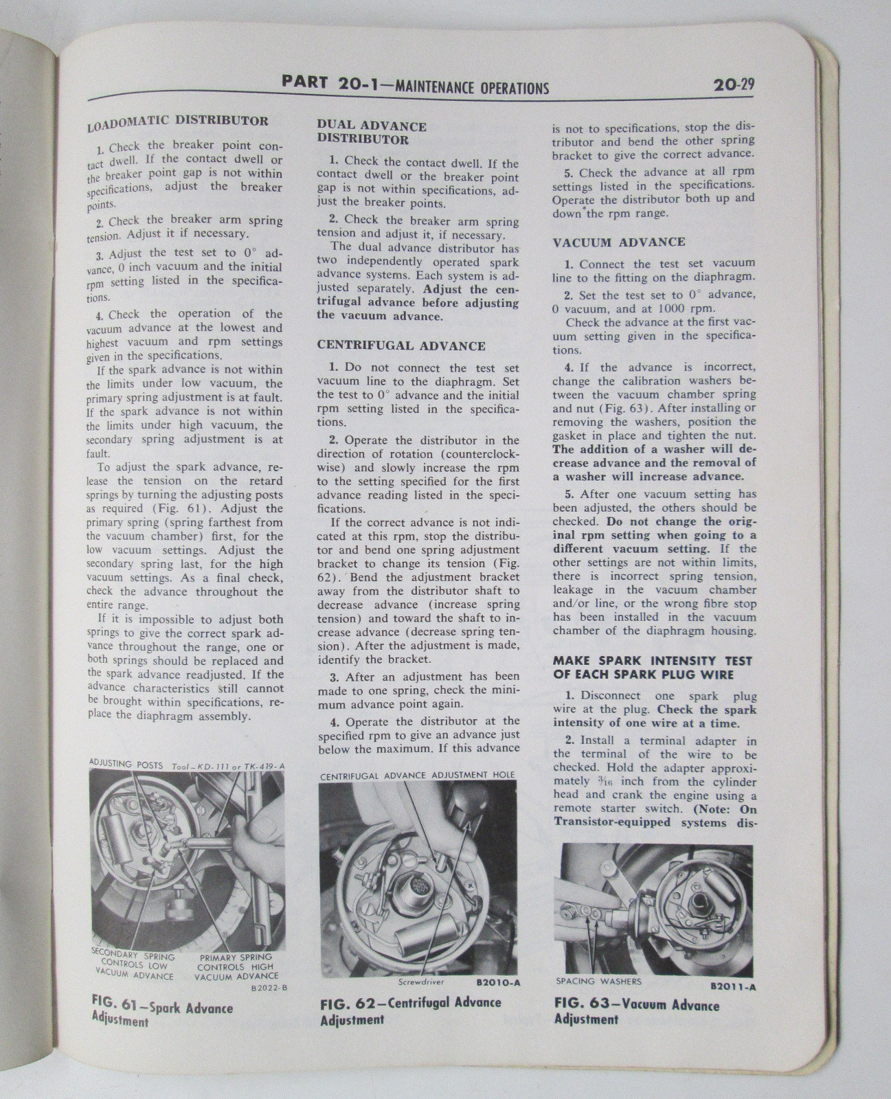 Vintage 1965 Ford Truck Shop Manual Volume Three Maintenance & Lubrication  Vol 3 | eBay