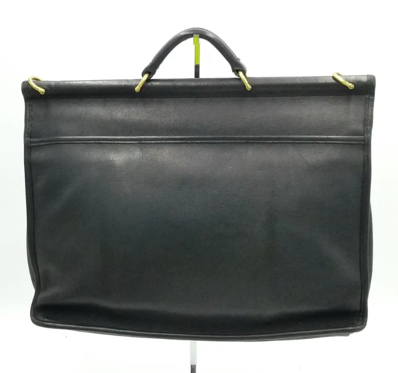 Coach A6C 5266 LARGE Vintage Beekman Black Briefcase/Laptop Bag w