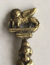 Vintage Souvenir Spoon Collectible Italy Folk Life