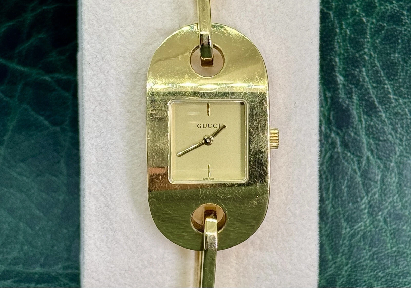 Gucci Montres Chaîne Bracelet 6155L Quartz Montre Bracelet Femme Swiss Made 3ATM