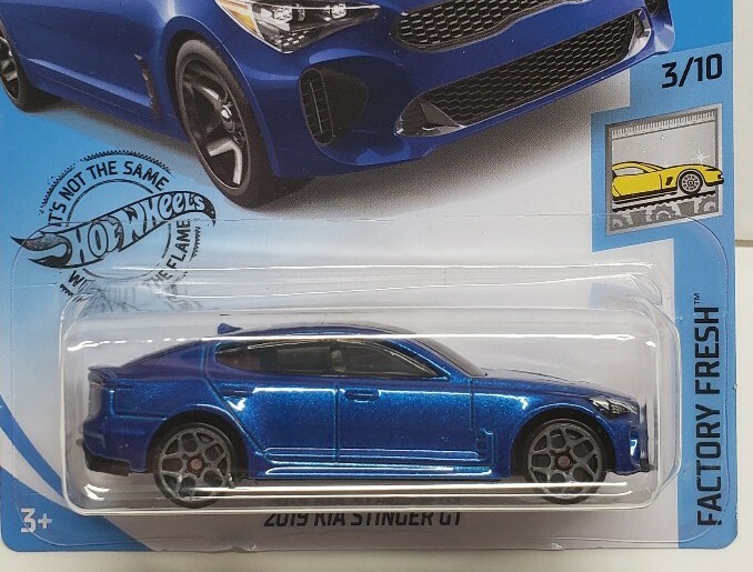 Hot Wheels 2019 Kia Stinger GT New For 2020 Blue First Variation