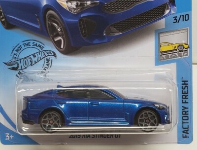 Hot Wheels 2019 Kia Stinger GT New For 2020 Blue First Variation