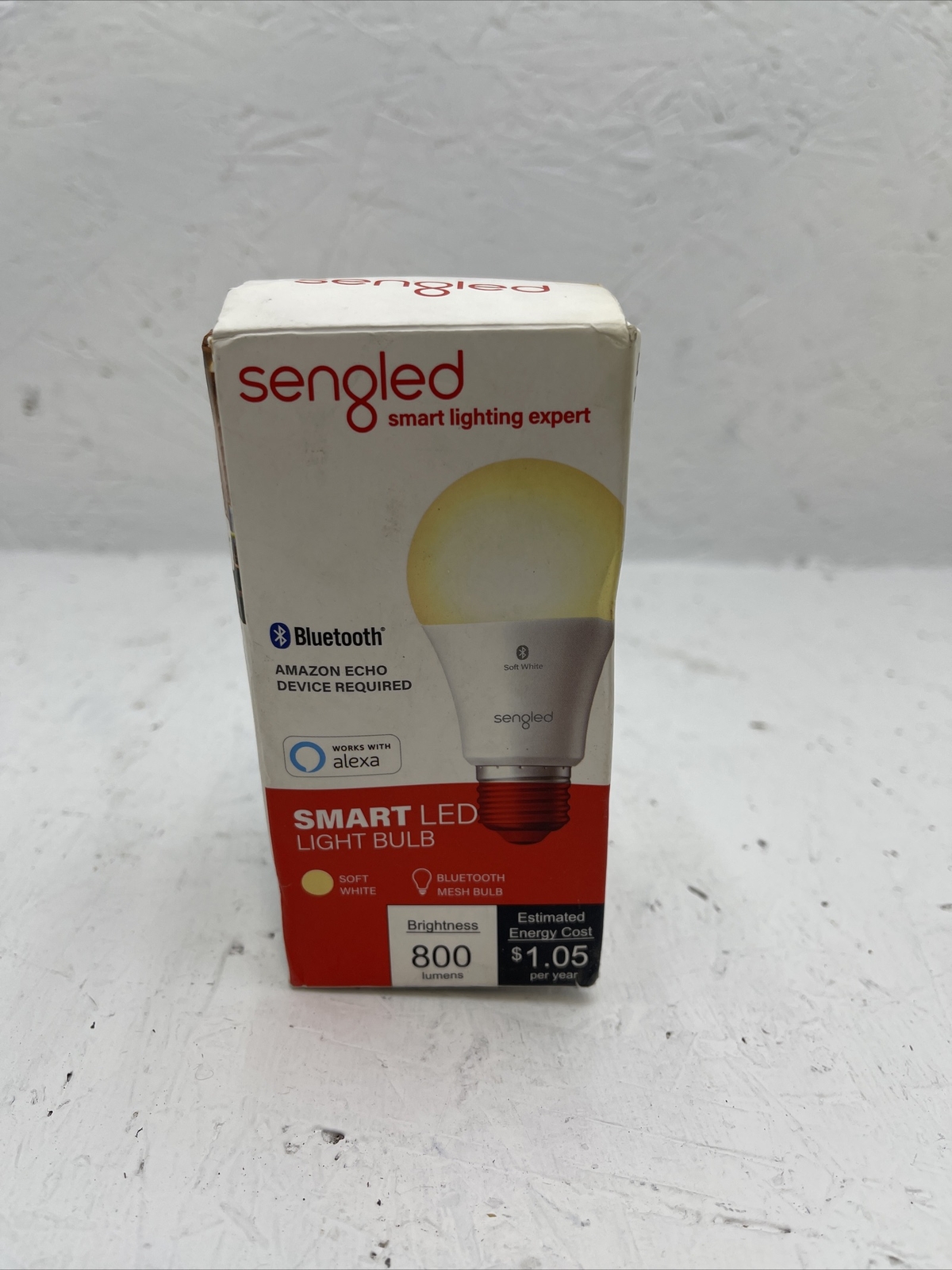 Sengled Smart Bulb, Alexa Light Bulb Bluetooth Mesh, 1 Pack, Soft White-image
